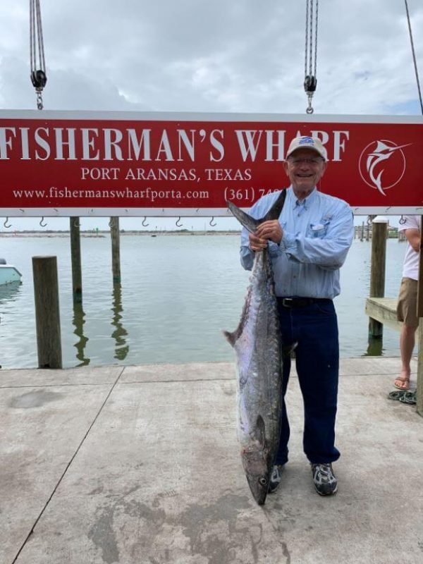 Port Aransas Deep Sea Fishing Competition winning Kingfish